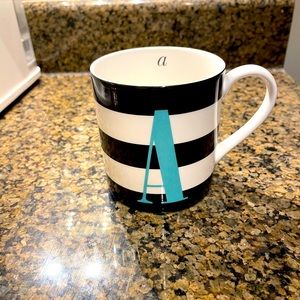 Kate Spade “A” mug